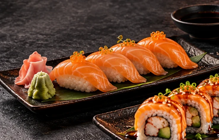 Salmon nigiri